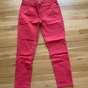 Lauren Conrad Red Capri jeans